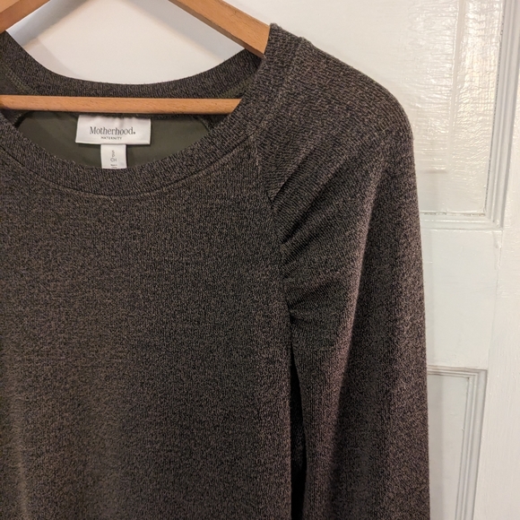 A Pea in the Pod sweater dress olive green size small - Picture 3 of 7